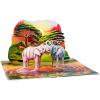 CUTPOPUP Anniversary Card Pop Up, Valentines Day, 3D Popup Greeting Love Card (Corgi Couple AirBalloon)(Elephant Couple-6x8in)