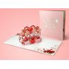 CUTPOPUP BlueJay Couple, Anniversary Card Pop Up, Valentines Day, Wedding, Engagement, 3D Greeting Card (BlueJay Couple-Heart Shape) LO179US1520(Happy Valentine)