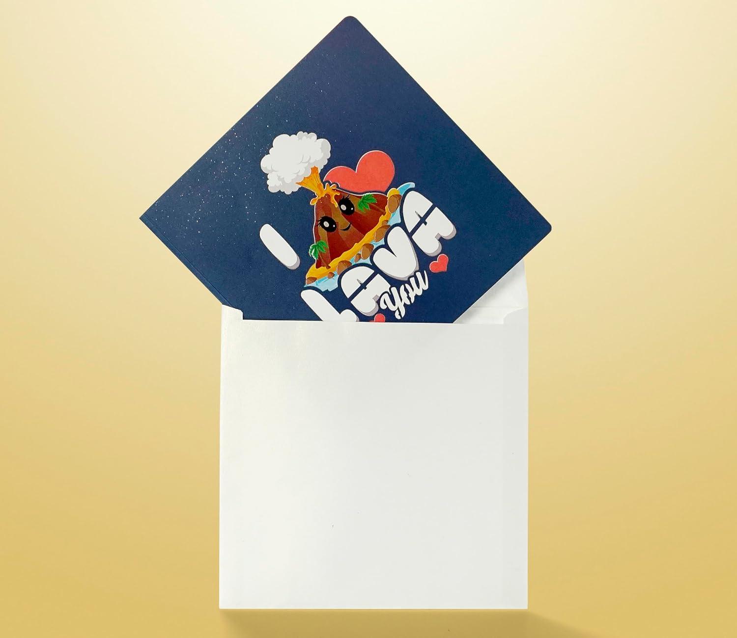 imageCUTPOPUP LavaU Anniversary Card Pop Up Valentines Day Wedding Engagement 3D Greeting Card I Lava U SD207US1515