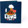 CUTPOPUP LavaU, Anniversary Card Pop Up, Valentines Day, Wedding, Engagement, 3D Greeting Card (I Lava U) SD207US1515