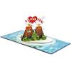 CUTPOPUP LavaU, Anniversary Card Pop Up, Valentines Day, Wedding, Engagement, 3D Greeting Card (I Lava U) SD207US1515
