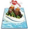CUTPOPUP LavaU, Anniversary Card Pop Up, Valentines Day, Wedding, Engagement, 3D Greeting Card (I Lava U) SD207US1515