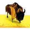 CUTPOPUP Birthday Card Pop Up, Fathers Day Card, 3D Greeting Card (Bison)(Bison)