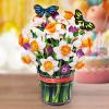CUTPOPUP Birthday Card Pop Up, 10″x12″, Mothers Day, 3D Greeting Paper Flower Card (Bouquet of Daffodil)