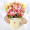 CUTPOPUP Birthday Card Pop Up, 10″x12″, Mothers Day, 3D Greeting Paper Flower Card (Bouquet of Magnolia)
