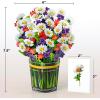 CUTPOPUP Birthday Card Pop Up, 6″x8″, Mothers Day, 3D Greeting Paper Flower Card (Bouquet of Daisy)