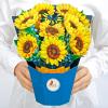 CUTPOPUP Birthday Card Pop Up, 6″x8″, Mothers Day, 3D Greeting Paper Flower Card (Bouquet of Sunflower)