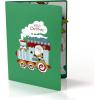 CUTPOPUP Christmas Card Pop Up, 3D Xmas, Merry Christmas, New Year, Holiday Greeting Cards Gift (Merry Town) CN317US1520(Merry Christmas Train)