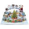 CUTPOPUP Christmas Card Pop Up, 3D Xmas, Merry Christmas, New Year, Holiday Greeting Cards Gift (Merry Town) CN317US1520(Merry Town-6x8in)