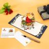 CUTPOPUP Christmas Card Pop Up, Poinsettia Card, 3D Xmas, New Year, Holiday Greeting Card (Round Poinsettia with Cardinal)(Cardinal Basket)