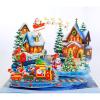 CUTPOPUP Christmas Card Pop Up, 3D Xmas, Merry Christmas, New Year, Holiday Greeting Cards Gift (Merry Town) CN317US1520(Xmas Scene-6x8in)
