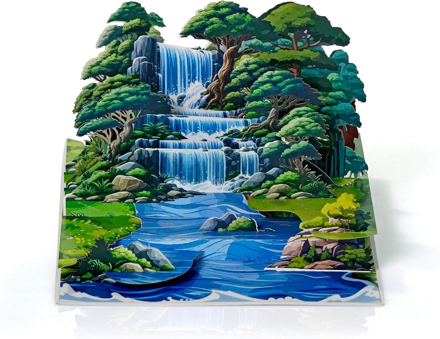 imageCUTPOPUP Daddy Hands Fathers Day Card Pop Up 3D Birthday Greeting Fathers Day Card for Grandpa Dad Godfather Husband Son Daddy Hands SD241US1520Bear Mama6x8in