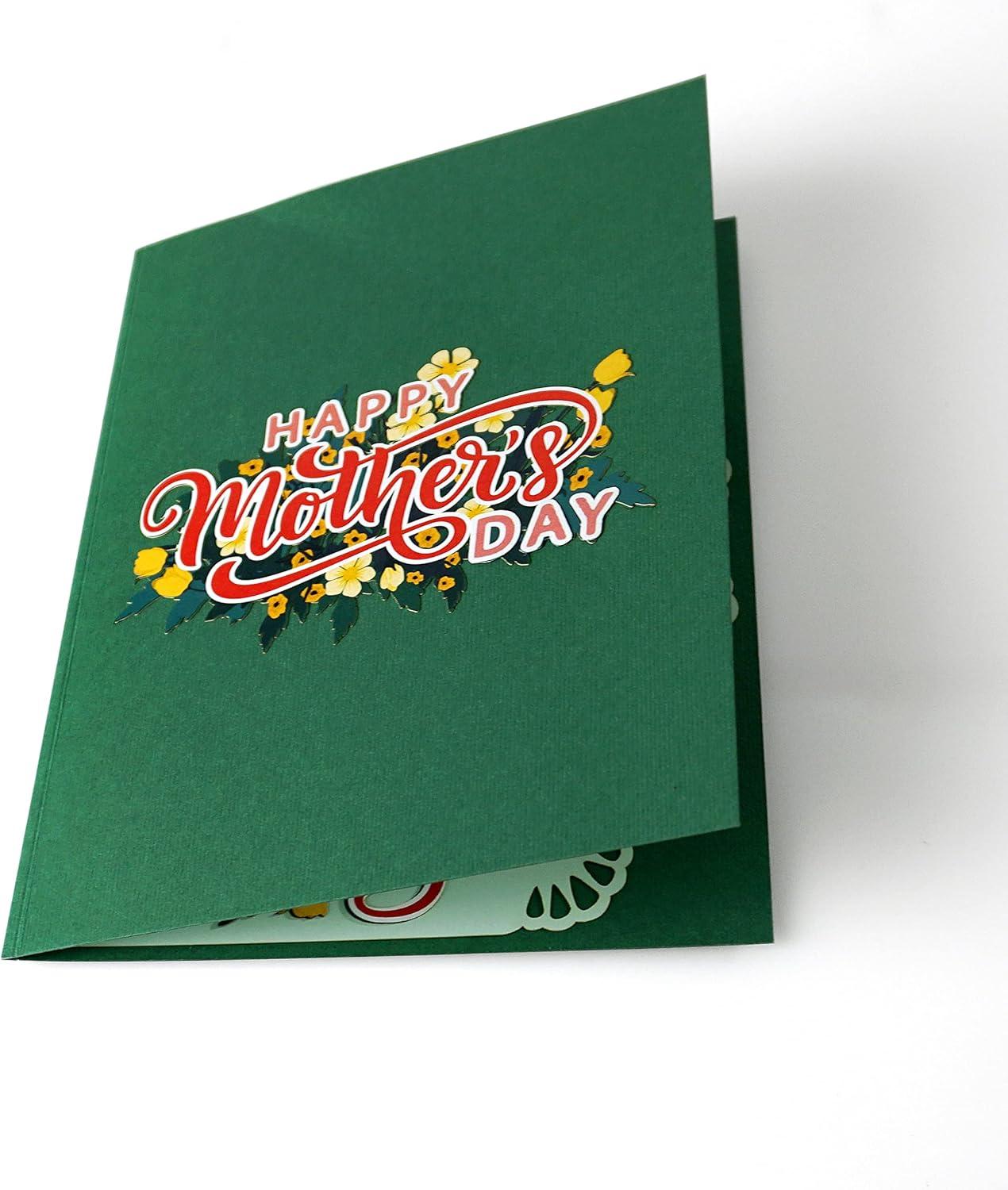 imageCUTPOPUP Mothers Day Card Pop Up 3D Greeting Card Happy Mothers Day 1