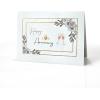 CUTPOPUP Anniversary Card Pop Up, 3D Wedding Congratulations Greeting Card (Champagne Glasses)