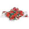 CUTPOPUP Christmas Card Pop Up, Poinsettia Card, 3D Xmas, New Year, Holiday Greeting Card (Poinsettia Basket with Cardinals)(Round Poinsettia with Cardinal-6x8in)