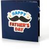 CUTPOPUP Fathers Day Card Pop Up, Birthday 3D Greeting Card, First Father’s Day Card for Dad, Stepdad, Grandpa, Husband, Men, Son (Best Dad Car)(Best Dad Car-6x6in)