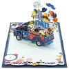 CUTPOPUP Fathers Day Card Pop Up, Birthday 3D Greeting Card, First Father’s Day Card for Dad, Stepdad, Grandpa, Husband, Men, Son (Best Dad Car)(Best Dad Car-6x6in)