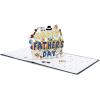 CUTPOPUP Fathers Day Card Pop Up, Birthday 3D Greeting Card, First Father’s Day Card for Dad, Stepdad, Grandpa, Husband, Men, Son (Best Dad Car)(Happy Fathers Day Text)