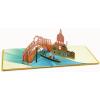 CUT POPUP.COM CUTPOPUP Anniversary Card Pop Up, Wedding 3D Greeting Card (Venice Couple)