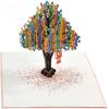 CUTPOPUP LGBT Lesbian Card Pop Up, 3D Birthday Day Anniversary Card (Lesbian Heart Tree)