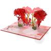 CUTPOPUP Valentines Day Card Pop Up, 3D Romantic Love Cards for Valentine’s Day (Couple in Autumn Forest)