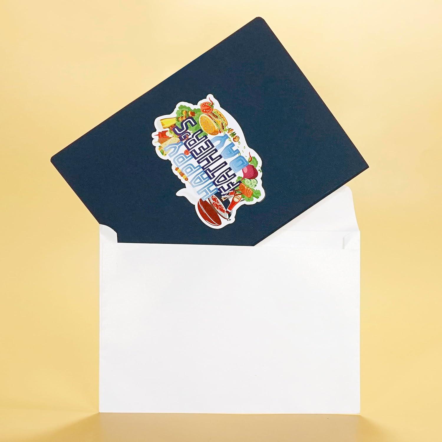 imageCUTPOPUP Helicopter Fathers Day Card Pop Up 3D Birthday Greeting Fathers Day Card for Grandpa Dad Godfather Husband Son Helicopter SD242US1520Happy Fathers Day BBQ6x8in