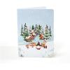 CUTPOPUP Merry Christmas Card Pop Up, 3D Xmas, New Year, Holiday Greeting Card (Christmas Night)(Gnome Town-6x8in)