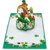 CUTPOPUP St Patricks Day Card Pop Up, 3D Greeting Card (Patrick Box)(Patrick’s Day in Box)
