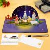 CUTPOPUP Christmas Card Pop Up, 3D Xmas, New Year, Nativity Religious Holiday Greeting Card (Holy Night)(Holy Night – 6″x6″)