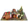 CUTPOPUP Christmas Card Pop Up, 3D Xmas, New Year, Nativity Religious Holiday Greeting Card (Holy Night)(Xmas Fireplace-6x8in)