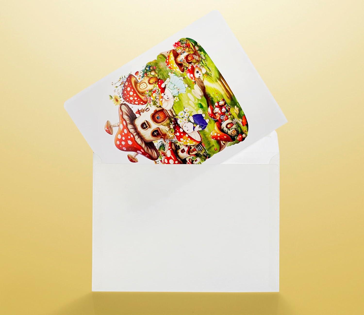 imageCUTPOPUP Valentine Pop Up Card Romantic Love Wedding Anniversary Birthday 3D Greeting Cards Love Boat Adventure Love BoatMushroom6x8in