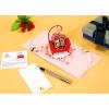 CUTPOPUP Anniversary Card Pop Up, Valentines Day, 3D Popup Greeting Love Card (Cat Couple)(Cat Couple-6x6in)