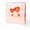 CUTPOPUP Anniversary Card Pop Up, Valentines Day, 3D Popup Greeting Love Card (Cat Couple)(Corgi Couple-6x6in)