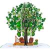 CUTPOPUP St Patricks Day Card Pop Up, 3D Greeting Card (Patrick Tree)(Patrick’s Day Tree)