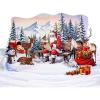 CUTPOPUP Christmas Card Pop Up, 3D Xmas, Merry Christmas, New Year, Holiday Greeting Cards Gift (Santa’s Joy) CN312US1520(Santa’s Joy-6x8in)