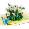 CUTPOPUP Sympathy Card, with Deespest Sympathy Pop Up Greeting Card Loss of Pet, Mom, Mother, Father, Dad, Child, Grandma, Blank Note Cards with Envelope (Butterflies Lily) SD256US1520