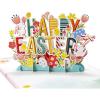 CUTPOPUP Easter Card Pop Up, 3D Greeting Card (Happy Easter Text)(Happy Easter)