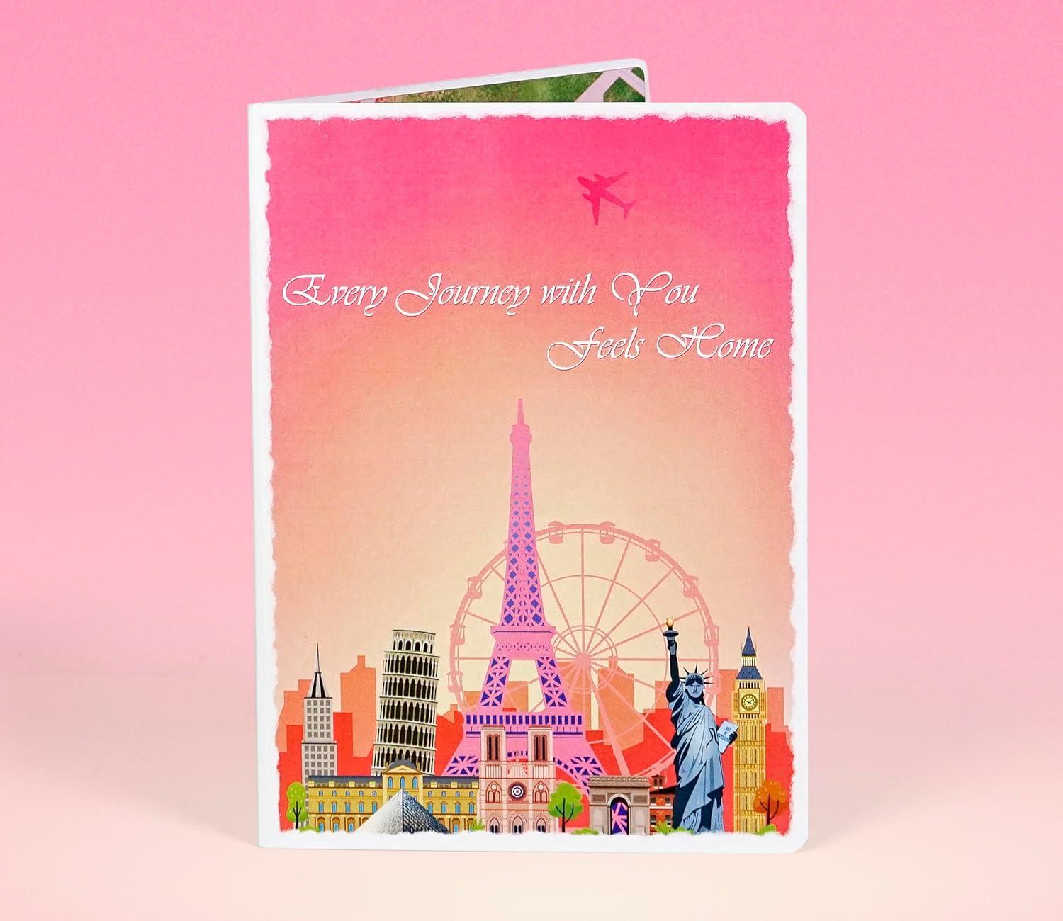 imageCUTPOPUP Anniversary Card Pop Up 3D Greeting Love Tree Gift for Her Wife Girfriend Daughter Eiffel Couple LO202US1520