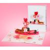 CUTPOPUP Anniversary Card Pop Up, 3D Greeting Animal Love Gift for Her, Wife, Girfriend, Daughter (Dachshund Couple) LO203US1520