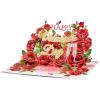CUTPOPUP Valentines Day Card Pop Up, 3D Greeting Love Gift for Her, Wife, Girfriend (Valentine Text) LO200US1520