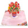 CUTPOPUP Birthday Card Pop Up, Mothers Day, 3D Popup Greeting Card, Birthday Cards for Women (Mixed Flowers)