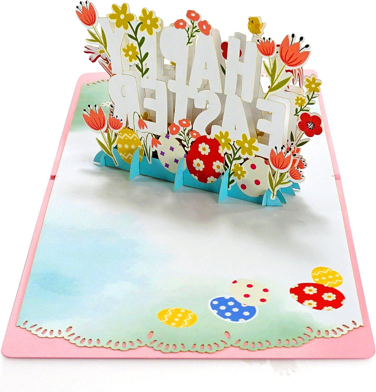 image:imageCUTPOPUP Easter Card Pop Up 3D Greeting Card Happy Easter Egg WarmHappy Easter