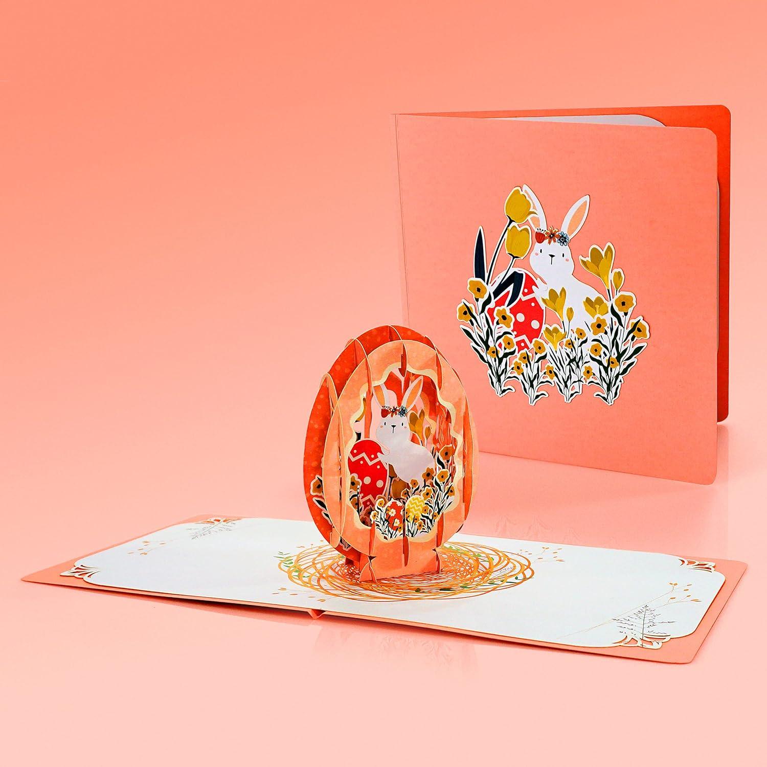 image:imageCUTPOPUP Easter Card Pop Up 3D Greeting Card Happy Easter Egg WarmNew Easter Egg