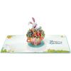 CUTPOPUP Easter Card Pop Up, 3D Greeting Card (Happy Easter Egg – Warm)(Happy Easter 2)