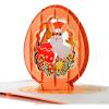 CUTPOPUP Easter Card Pop Up, 3D Greeting Card (Happy Easter Egg – Warm)(New Easter Egg)