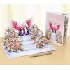 CUTPOPUP Anniversary Card, Pop Up 3D Greeting Love Animal Penguin Gift for Her, Wife, Girfriend (Endless Love Penguins) LO207US