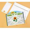 CUT POPUP.COM Mothers Day Card, 3D Pop Up Birthday Paper Art Greeting Card, Father’s Day, Meaningful Gift for Dad, Husband, Grandpa (Hummingbird)(Bloom Sunflower-6x8in)