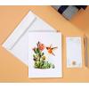 CUT POPUP.COM Mothers Day Card, 3D Pop Up Birthday Paper Art Greeting Card, Father’s Day, Meaningful Gift for Dad, Husband, Grandpa (Hummingbird)(Hummingbird Cactus-6x8in)