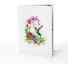 CUT POPUP.COM Mothers Day Card, 3D Pop Up Birthday Paper Art Greeting Card, Father’s Day, Meaningful Gift for Dad, Husband, Grandpa (Hummingbird)(Hummingbird Orchid-6x8in)