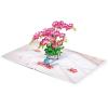 CUT POPUP.COM Mothers Day Card, 3D Pop Up Birthday Paper Art Greeting Card, Father’s Day, Meaningful Gift for Dad, Husband, Grandpa (Hummingbird)(Orchid-6x8in)
